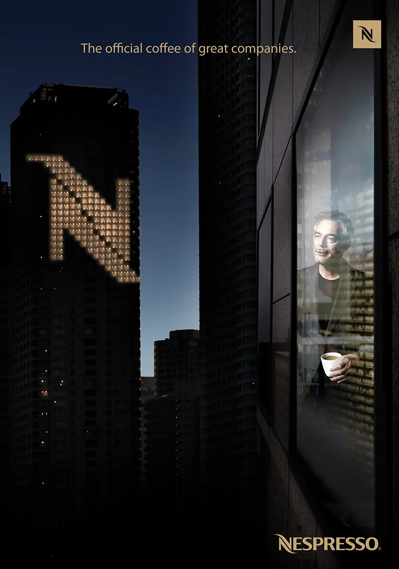 Nespresso on display