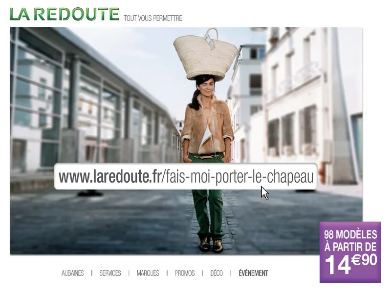 La Redoute, you are formidable!