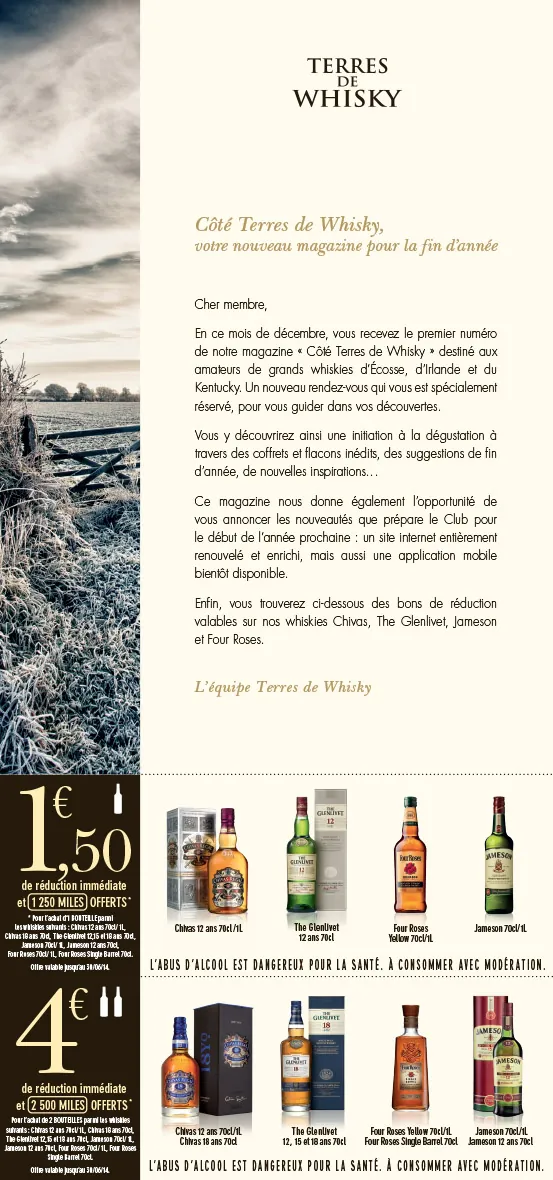 Terres de Whisky, Le Club : lettre