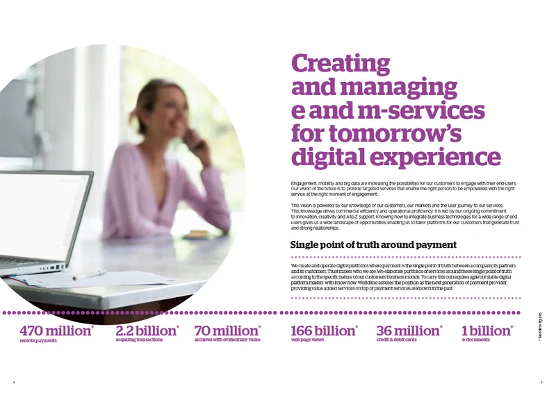 Worldline, brochure corporate