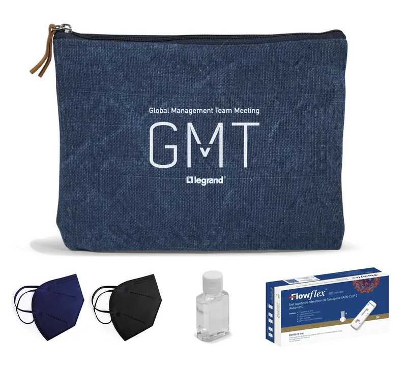 Legrand Reconnect, Madrid: the Covid kit. That was 2022, and you never know
